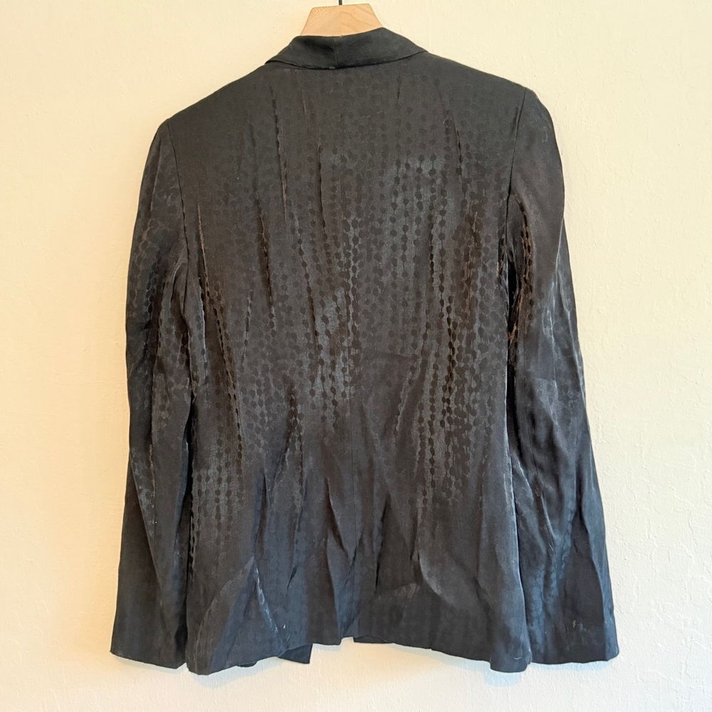 A|X Armani Exchange Women's Black Blazer Jacket Size Medium NWT - Picture 2 of 8